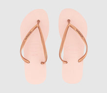 Load image into Gallery viewer, HAVAIANAS GIRLS SLIM FLIP FLOPS PINK
