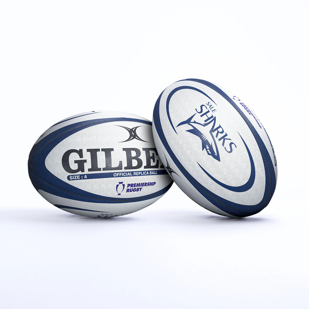 GILBERT REPLICA SALE SHARKS RUGBY BALL