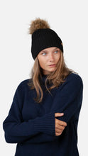 Load image into Gallery viewer, BARTS AUGUSTI BEANIE BLACK
