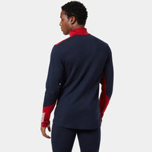 Load image into Gallery viewer, HELLY HANSEN MENS LIFA MERINO MIDWEIGHT 1/2 ZIP BASE LAYER NAVY

