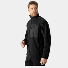 Load image into Gallery viewer, HELLY HANSEN MENS DAYBREAKER BLOCK MICROFLEECE JACKET BLACK
