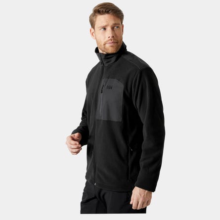 HELLY HANSEN MENS DAYBREAKER BLOCK MICROFLEECE JACKET BLACK