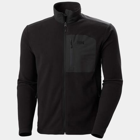 HELLY HANSEN MENS DAYBREAKER BLOCK MICROFLEECE JACKET BLACK