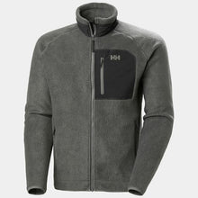 Load image into Gallery viewer, HELLY HANSEN MENS PANORAMA PILE BLOCK JACKET GREY
