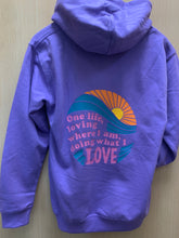 Load image into Gallery viewer, ONE LIFE HOODIE LAVENDER
