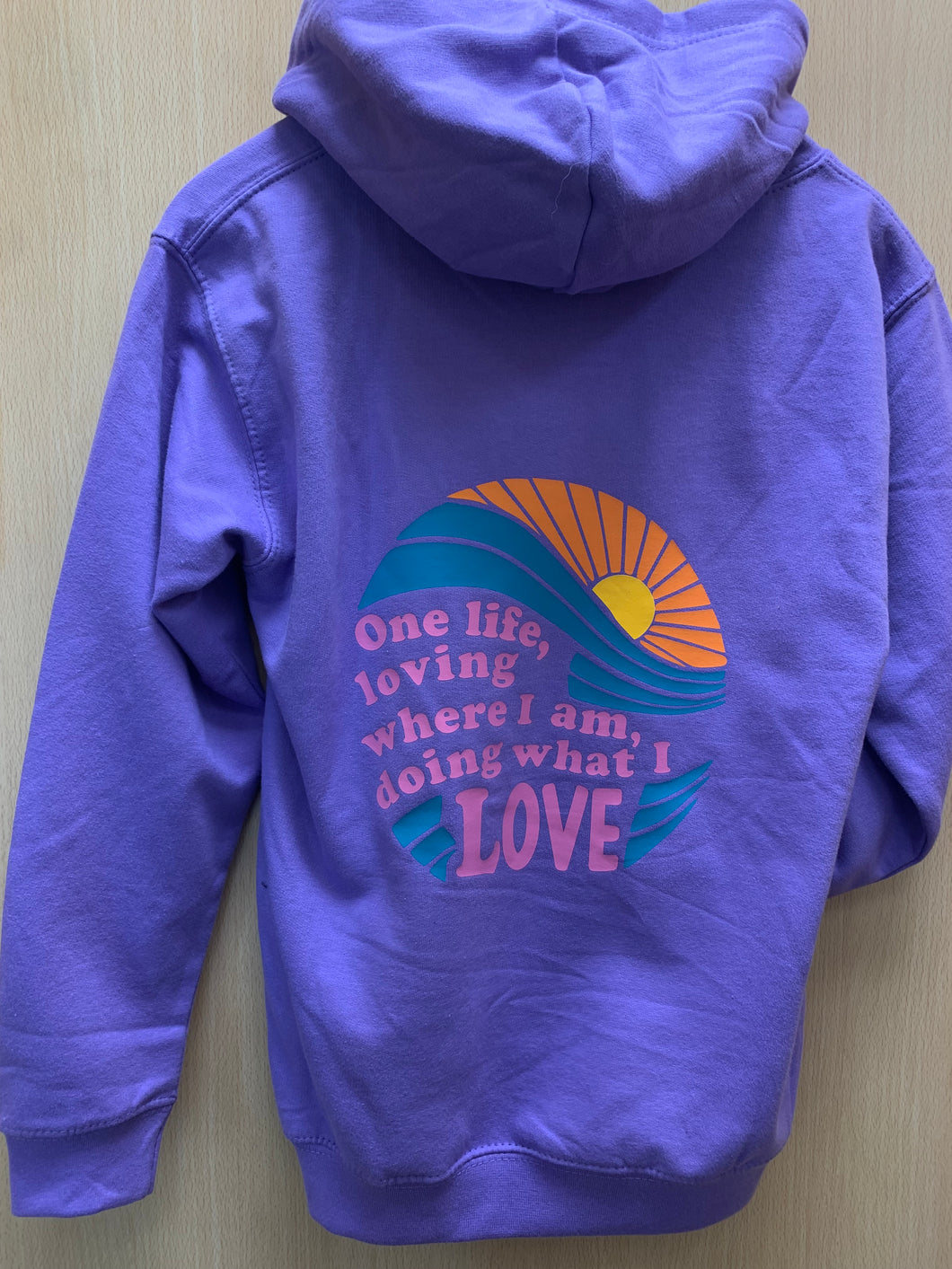 ONE LIFE HOODIE LAVENDER