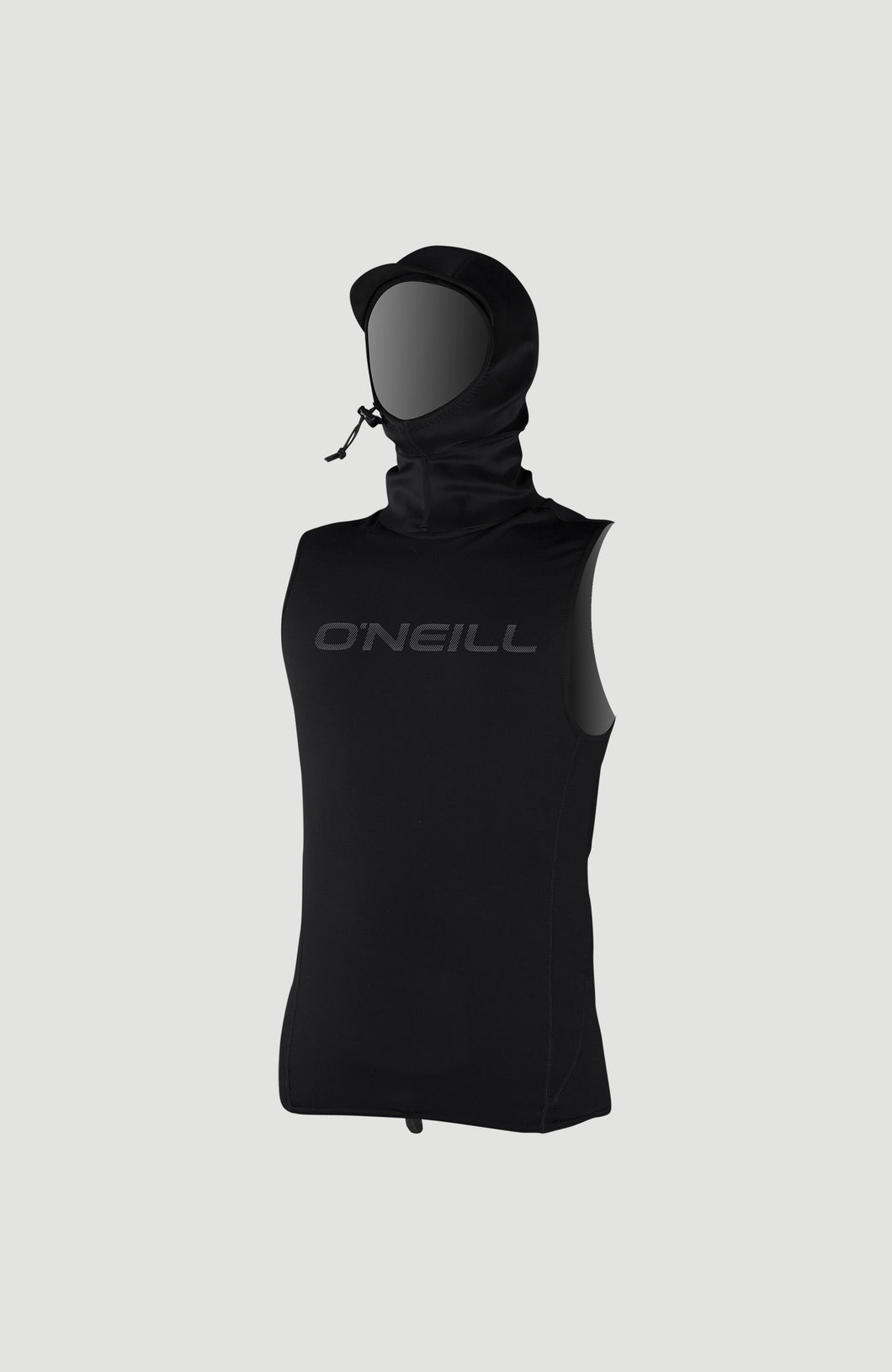 ONEILL THERMO-X SLEEVEESS TOP WITH NEOPRENE HOOD BLACK