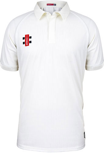 OXTON CC JUNIOR MATRIX V2 SHIRT SHORT SLEEVE  IVORY
