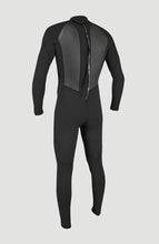 Load image into Gallery viewer, ONEILL MENS REACTOR-2 3/2MM BACK ZIP WETSUIT BLACK
