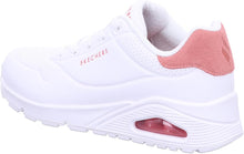 Load image into Gallery viewer, SKECHERS WOMENS UNO POP BACK TRAINERS IN WHITE

