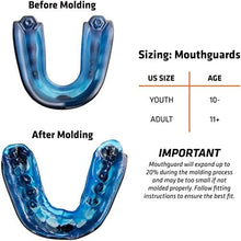 Load image into Gallery viewer, SHOCKDOCTOR GEL MAX YOUTH BLUE/BLACK
