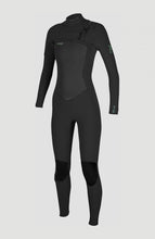 Load image into Gallery viewer, ONEILL WOMENS EPIC 5/4 CHEST ZIP 10S BLACK
