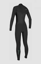 Load image into Gallery viewer, ONEILL WOMENS EPIC 5/4 CHEST ZIP 10S BLACK
