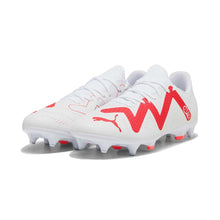 Load image into Gallery viewer, PUMA FUTURE PLAY MxSG FOOTBALL BOOT WHITE-FIRE/ORCHID

