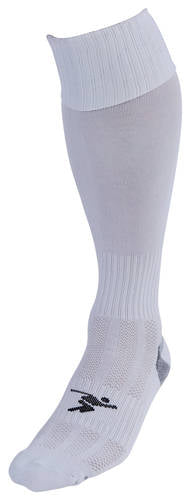 PRECISION PRO FOOTBALL SOCKS ADULT WHITE 7-11