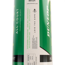 Load image into Gallery viewer, DUNLOP FORT TENNIS BALLS (4 TUBE)

