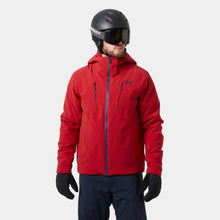 Load image into Gallery viewer, HELLY HANSEN MENS APLHA 4.0 SKI  JACKET RED
