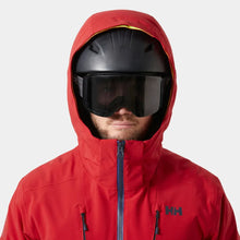 Load image into Gallery viewer, HELLY HANSEN MENS APLHA 4.0 SKI  JACKET RED
