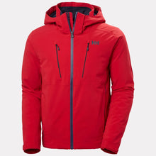 Load image into Gallery viewer, HELLY HANSEN MENS APLHA 4.0 SKI  JACKET RED
