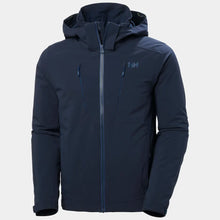Load image into Gallery viewer, HELLY HANSEN MENS APLHA 4.0 SKI JACKET NAVY
