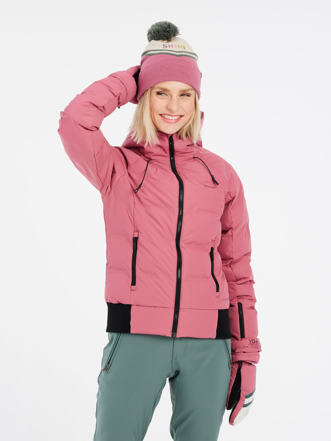 PROTEST WOMENS PRTALYUMI SNOW JACKET ROSE DUST