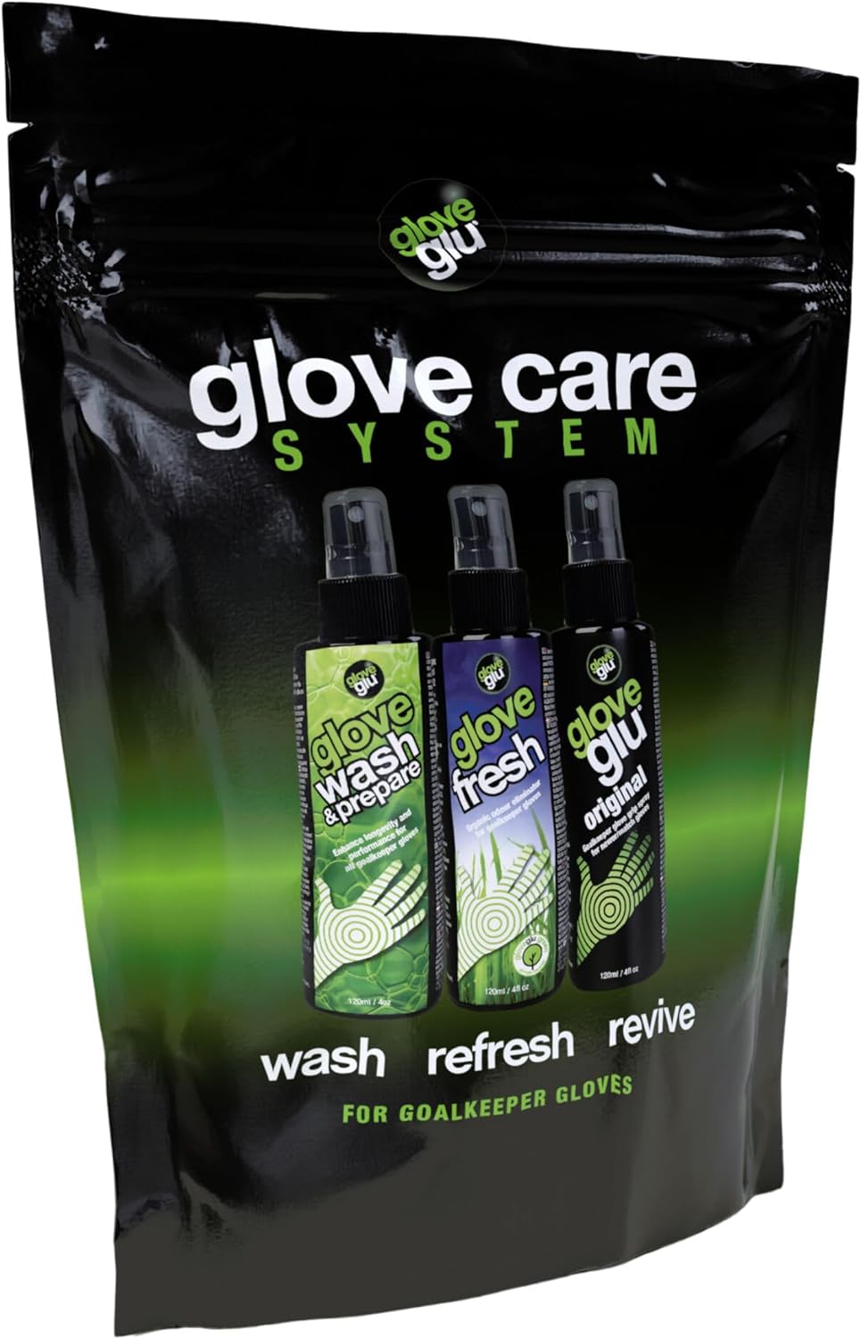 GLOVE GLU GOALKEEPING GLOVE CARE ESSENTIALS PACK