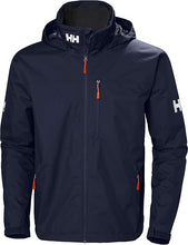 Load image into Gallery viewer, HELLY HANSEN MENS CREW HOODED JACKET 2.0 NAVY
