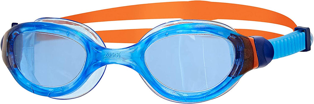 zoggs phantom junior goggles ZOGGS PHANTOM 2.0 JUNIOR GOGGLE BLUE/ORANGE/CLEAR