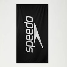 Load image into Gallery viewer, SPEEDO LOGO TOWEL BLACK/WHITE
