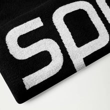Load image into Gallery viewer, SPEEDO LOGO TOWEL BLACK/WHITE
