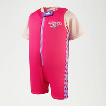 Load image into Gallery viewer, SPEEDO PRINTED FLOAT SUIT PINK/PURPLE
