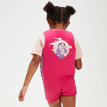 Load image into Gallery viewer, SPEEDO PRINTED FLOAT SUIT PINK/PURPLE
