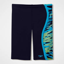 Load image into Gallery viewer, SPEEDO BOYS HYPERBOOM SPLICE JAMMER BLACK/DARKGREEN
