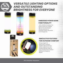Load image into Gallery viewer, SIX PEAKS MULTI-FUNCTION ALUMINIUM TORCH LANTERN
