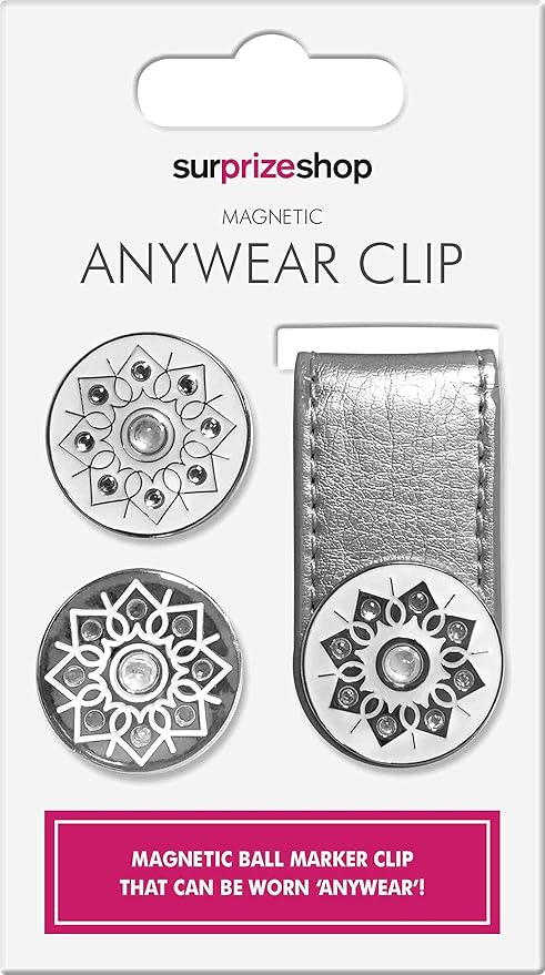 SURPRIZESHOP METALLIC SILVER BALL MARKER ANYWEAR CLIP