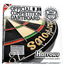 Load image into Gallery viewer, HARROWS OFFICIAL COMPETITION DARTBOARD
