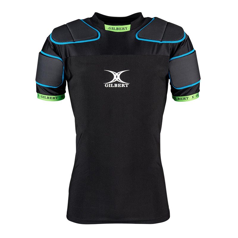 GILBERT XP100 RUGBY BODY ARMOUR BLACK/BLUE