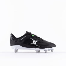 Load image into Gallery viewer, GILBERT SIDESTEP X15 LO 6STUD RUGBY BOOT BLACK
