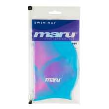 Load image into Gallery viewer, MARU SILICONE SWIM CAP BLUE/PINK/PURPLE
