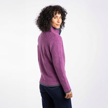 Load image into Gallery viewer, WEIRD FISH LADIES ARIANA FULL ZIP FLEECE PURPLE WINE
