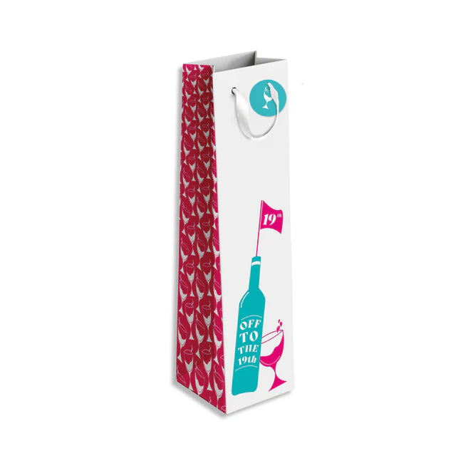 SUPRIZESHOP GOLF WINE BAGS - GET ME TO THE 19th HOLE
