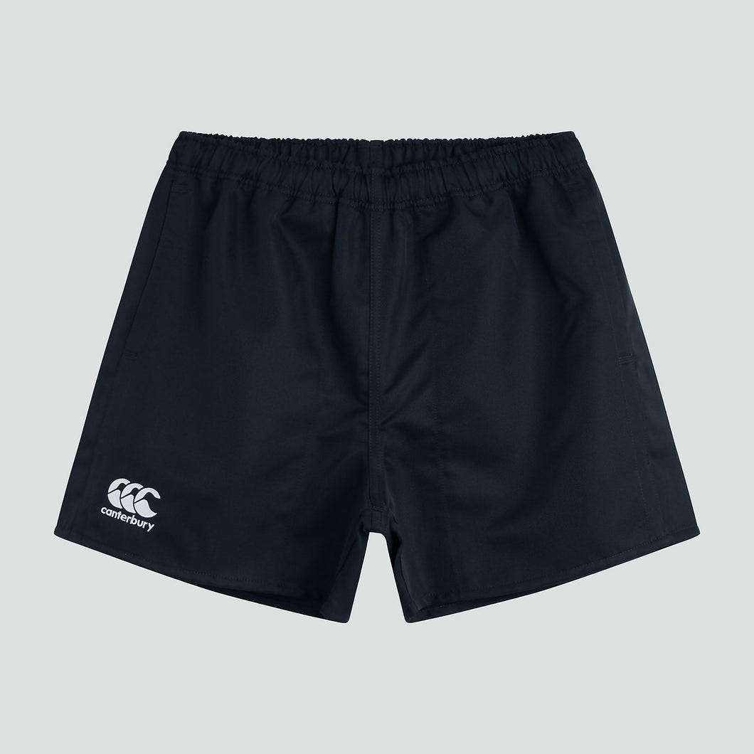 CANTERBURY PROFESSIONAL POLYESTER SHORT BLACK