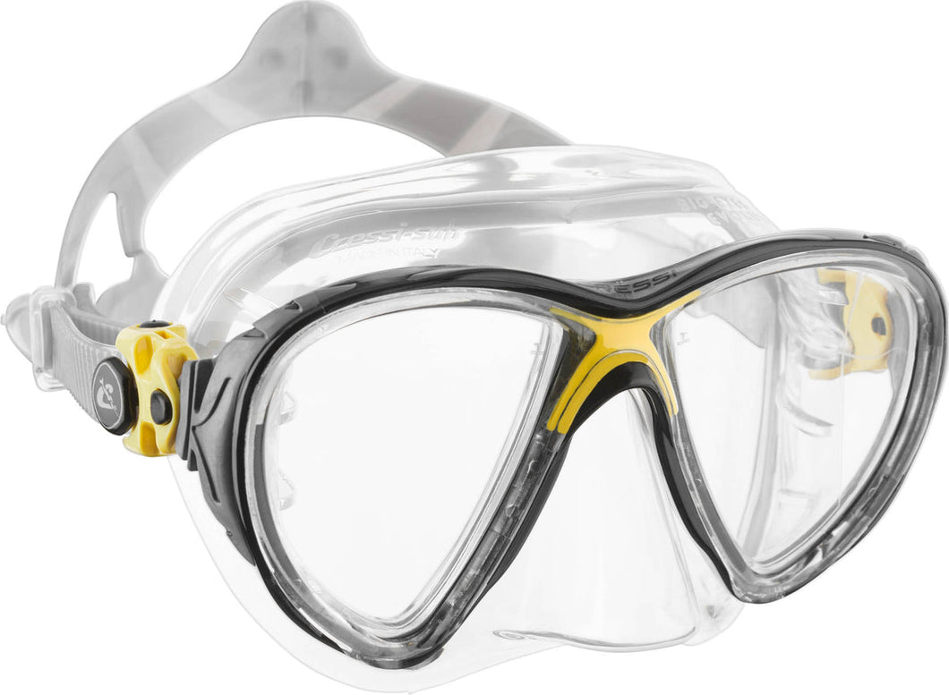 CRESSI BIG EYES EVOLUTION CRYSTAL MASK CLEAR/YELLOW