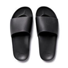 Load image into Gallery viewer, ARCHIES ARCH SUPPORT SLIDES BLACK
