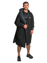 Load image into Gallery viewer, TWO BARE FEET ADULT CORE CHANGING ROBE BLACK/CHARCOAL
