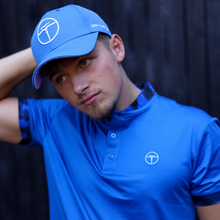Load image into Gallery viewer, OFF THE TEE MENS CRUISER GOLF CAP BLUE
