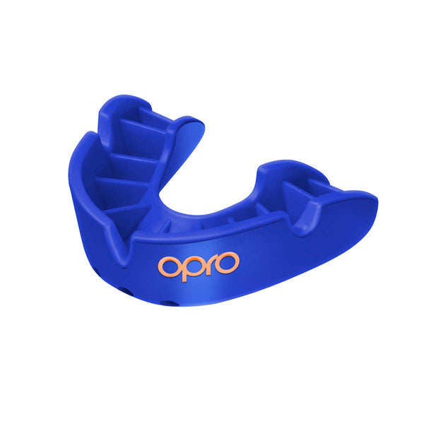 OPRO ADULT G5 BRONZE MOUTHGUARD BLUE