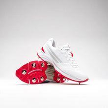 Load image into Gallery viewer, GRAY NICOLLS SENIOR VELOCITY 5.0 CRICKET SPIKES WHITE/RED
