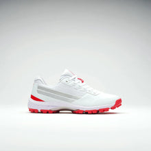 Load image into Gallery viewer, GRAY NICOLLS SENIOR VELOCITY 5.0 RUBBER CRICKET SHOE WHITE/RED
