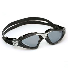 Load image into Gallery viewer, AQUASPHERE KAYENNE A1 BLACK SILVER SMOKE LENS
